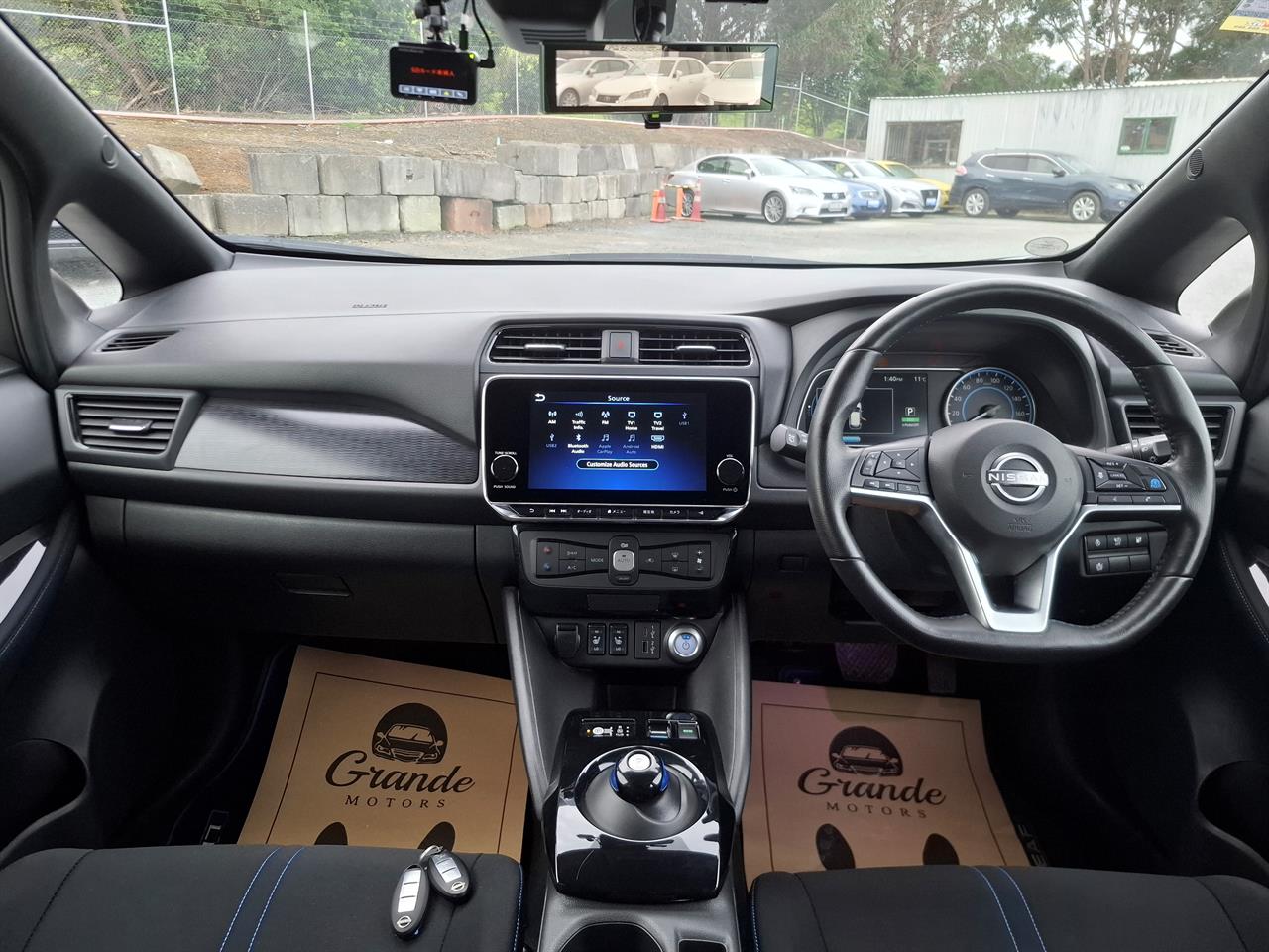 2023 Nissan Leaf 62kW.SOH 91%.Android/Apple CarPlay.Pro-pilot.360°camera.Alarm. Carousel 4