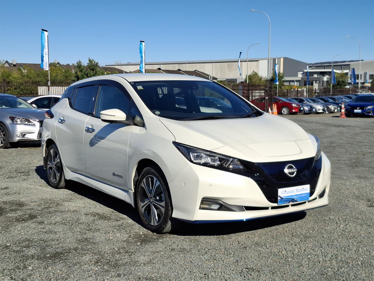 second hand 2022 Nissan Leaf 62KW.Pro-pilot.Android/Apple CarPlay.360°camera.Alarm.10 Airbags. for sale NZ
