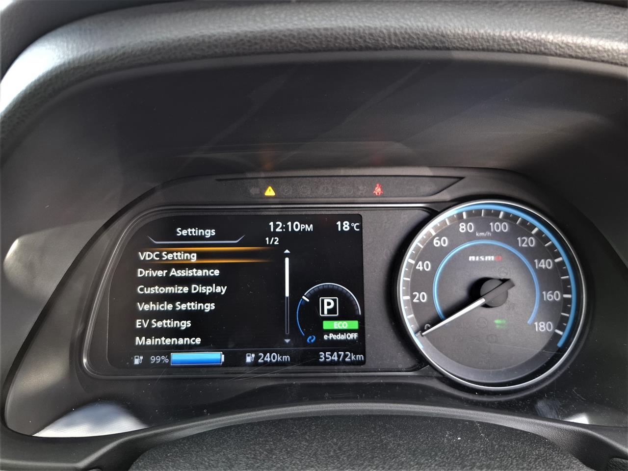 2019 Nissan Leaf Nissmo 85,87% Soh Grade 4,5 Carousel 10