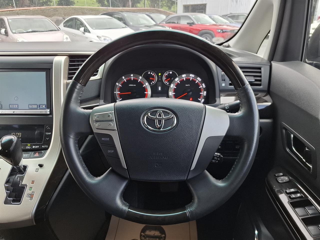 2013 Toyota Vellfire Golden Eye.Park sensors.Rear cam.Cruise control.8 Airbags. Carousel 10