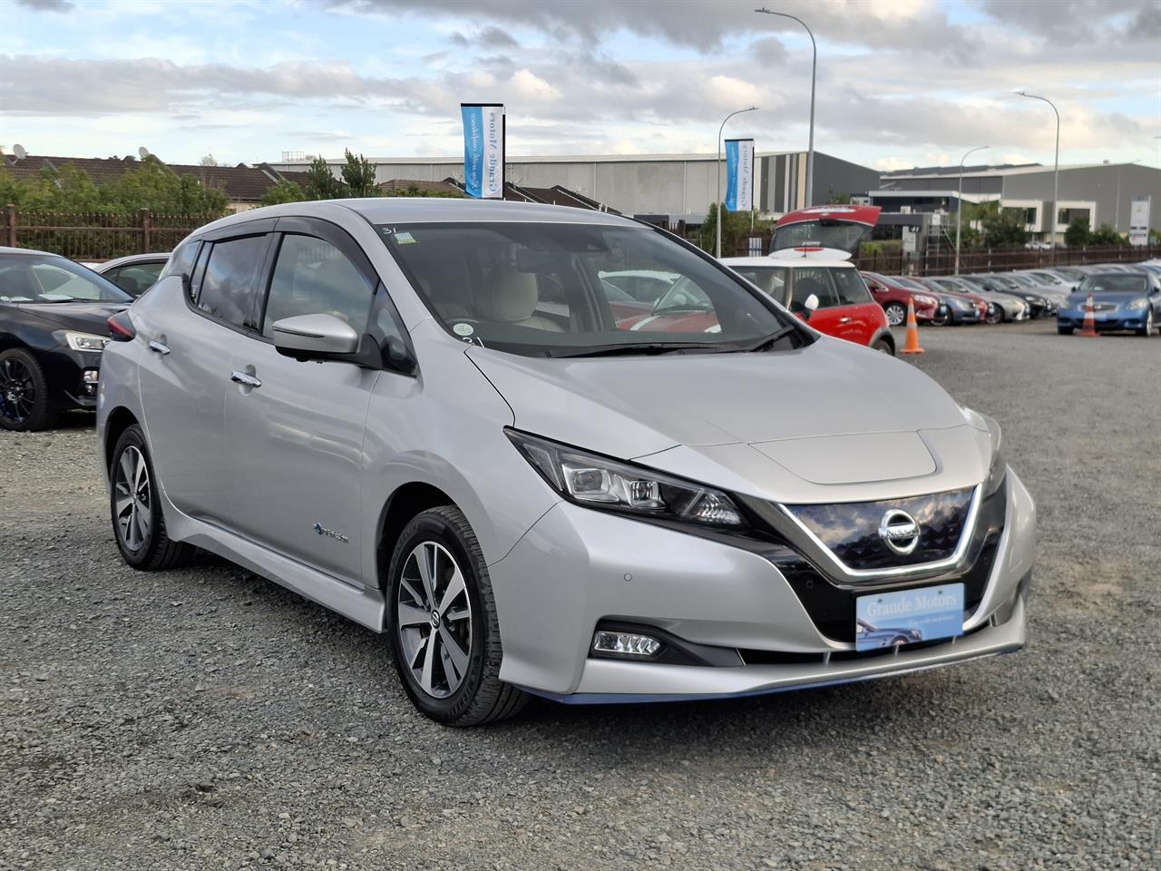 2019 Nissan Leaf 62KW.SOH 87,34.Android/Apple CarPlay.Pro-Pilot.360°cam.Park sens.Alarm.
