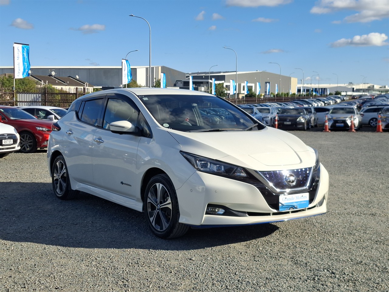 2019 Nissan Leaf 62 KW 90.34% SOH Boss Sound Pro pilot 10SRS