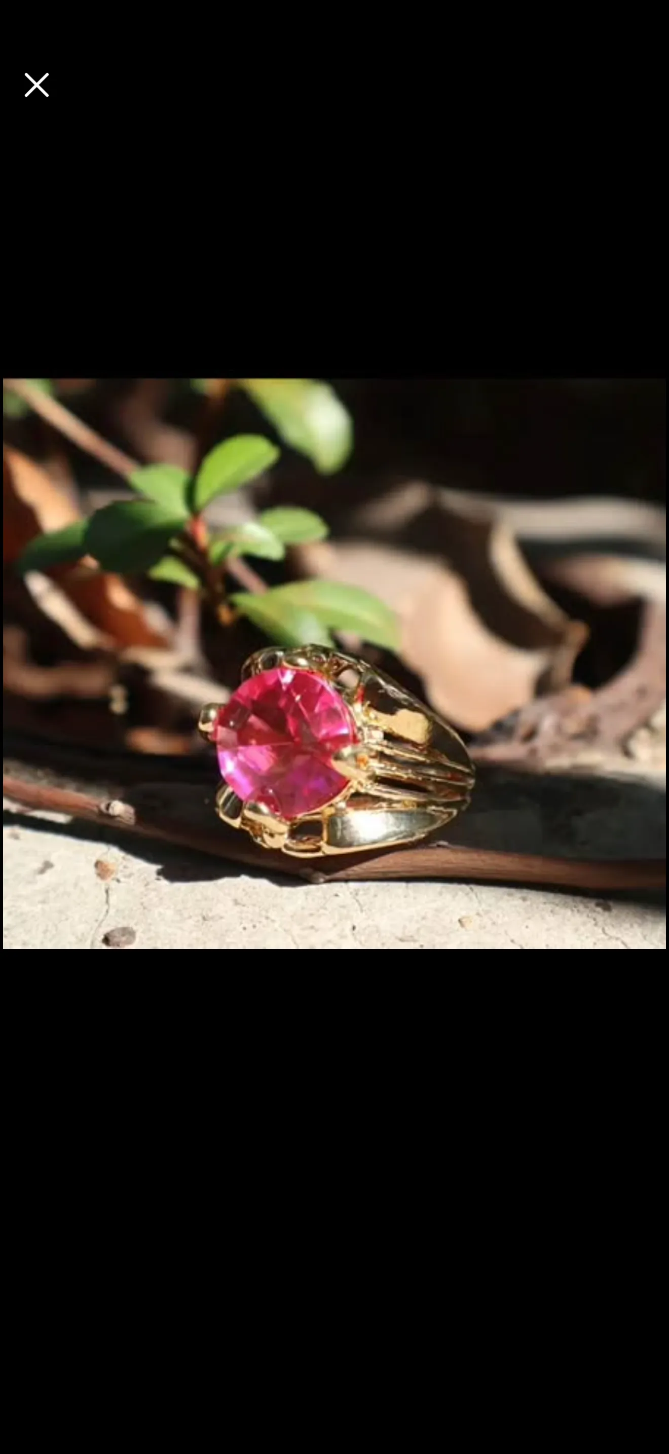 Ladies boho design ring size 10 Carousel 1