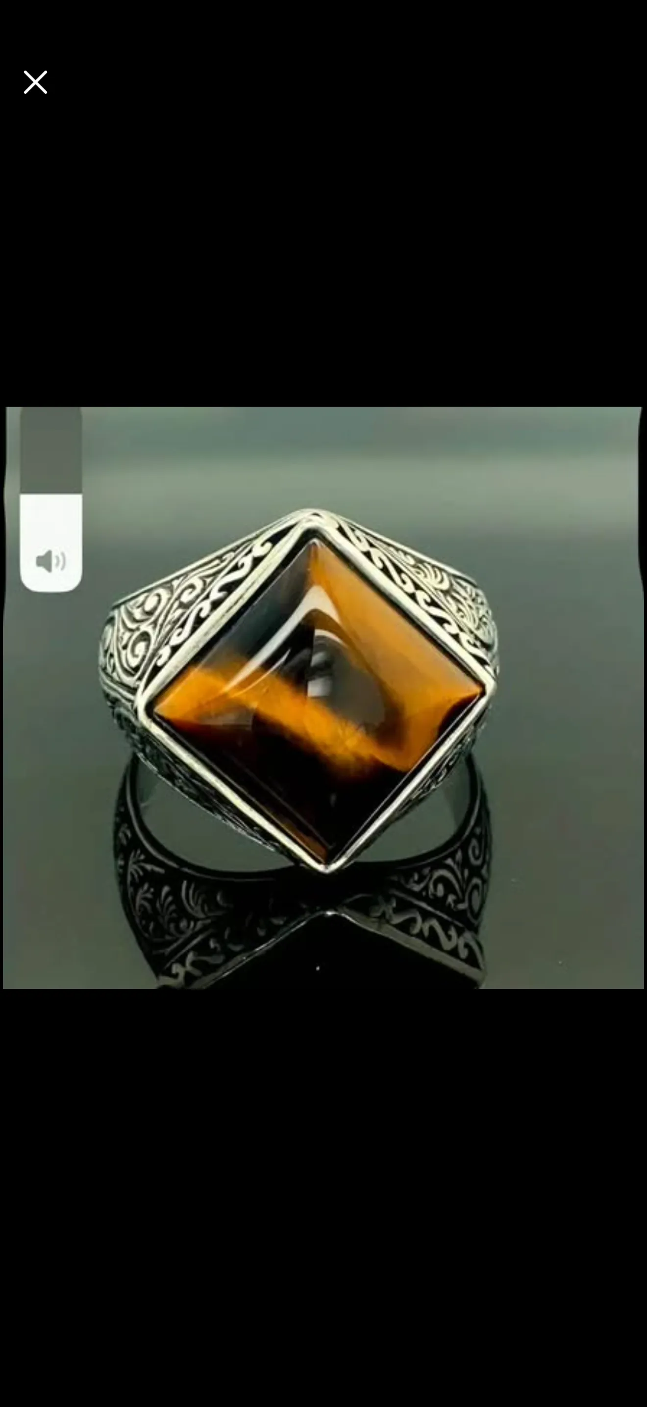 Men’s retro bohemian ring size 13