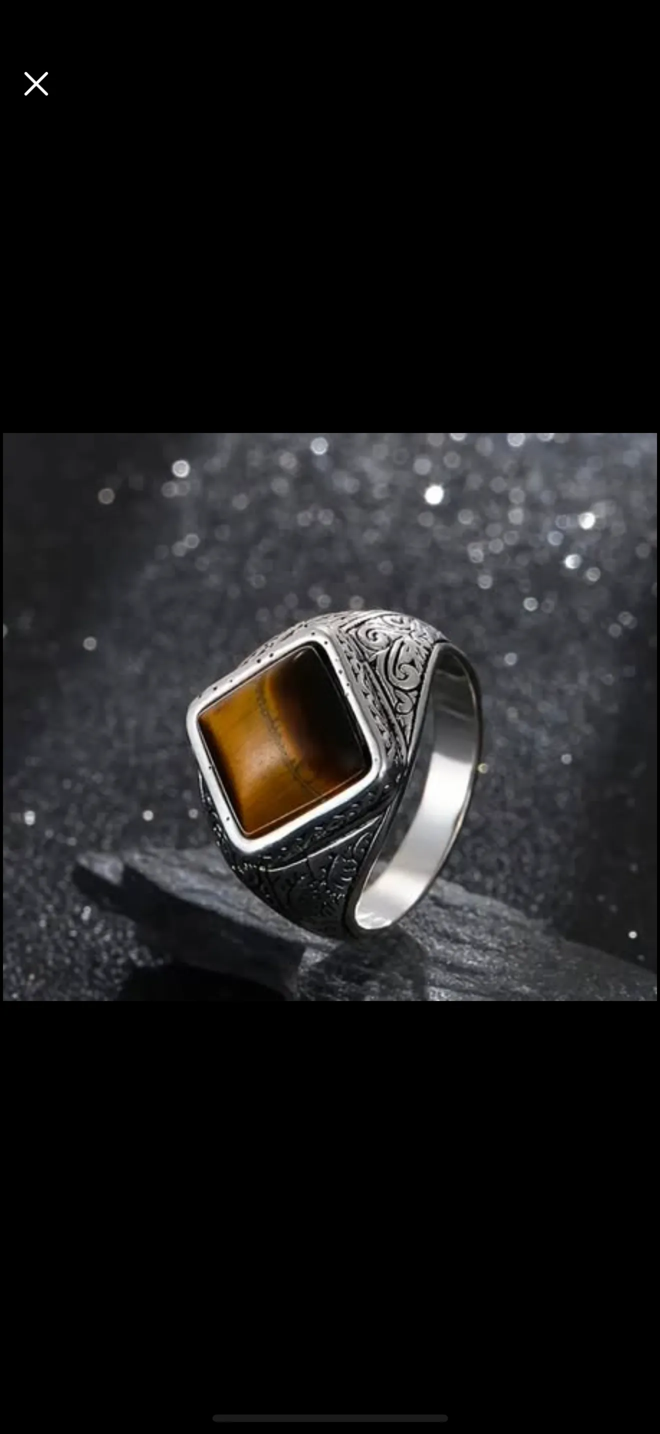 Men’s retro bohemian ring size 13 Carousel 1