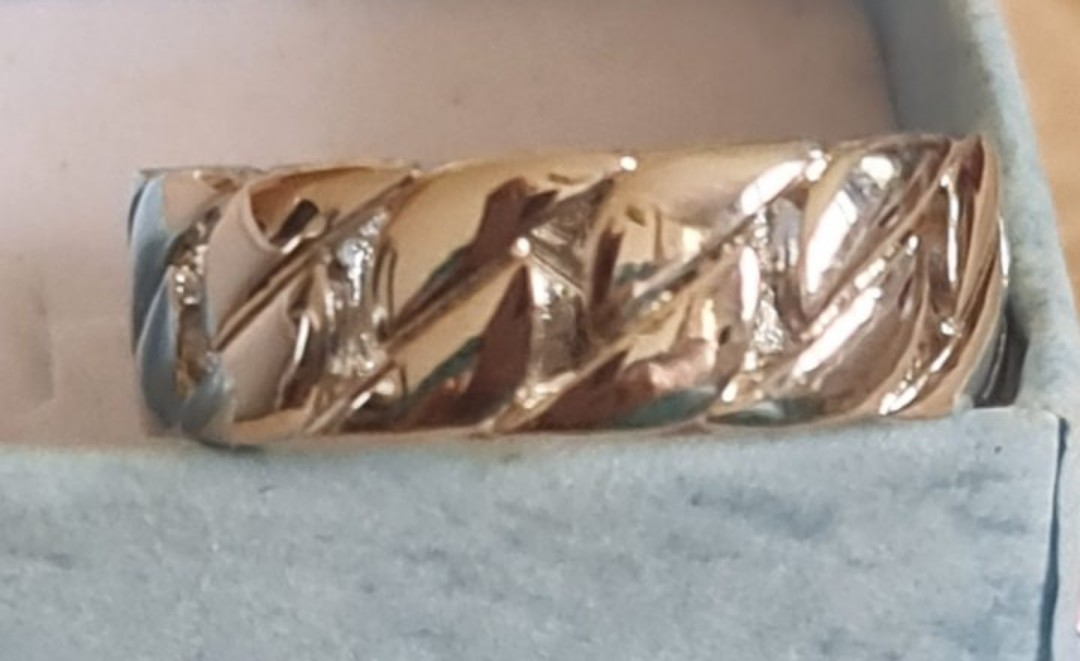 Unisex Stainless Steel ring size 12