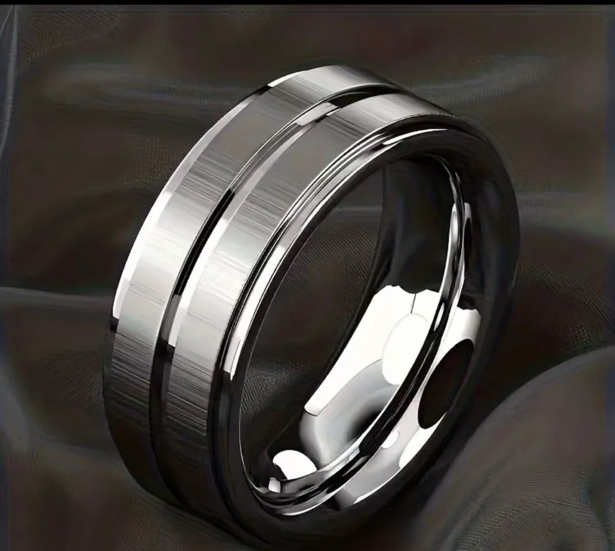 Men’s stainless steel ring size 11