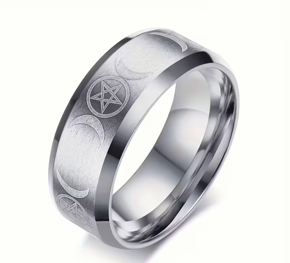 Men’s stainless steel ring size 14