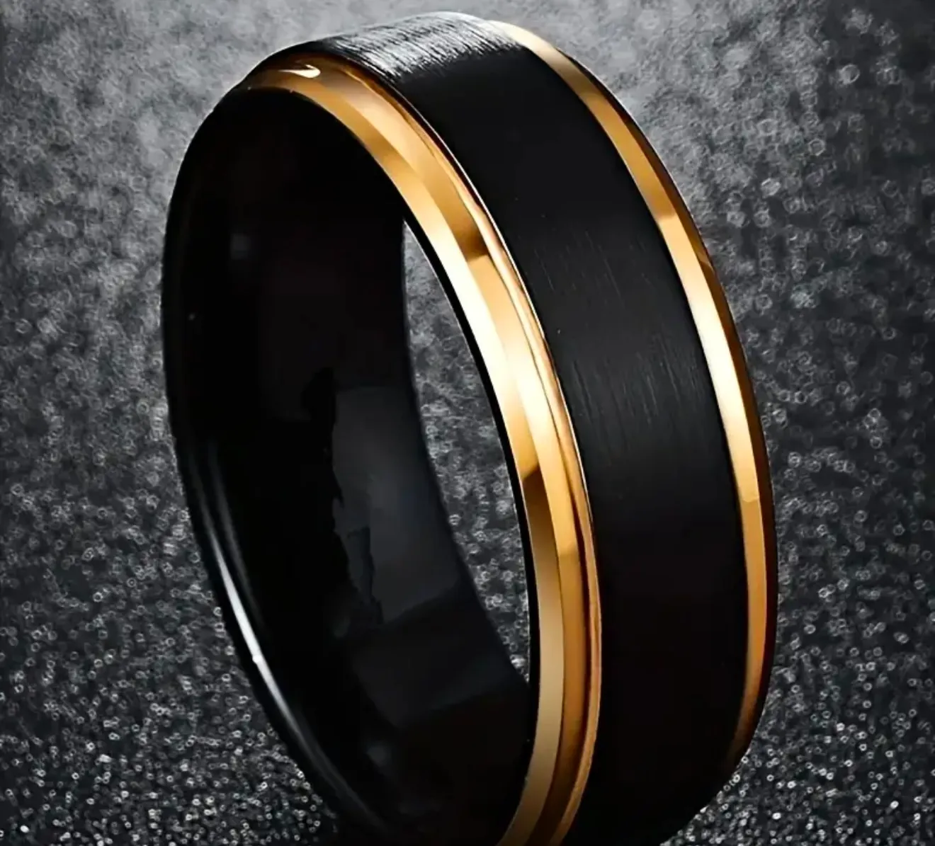 Men’s stainless steel ring size 12 Carousel 1
