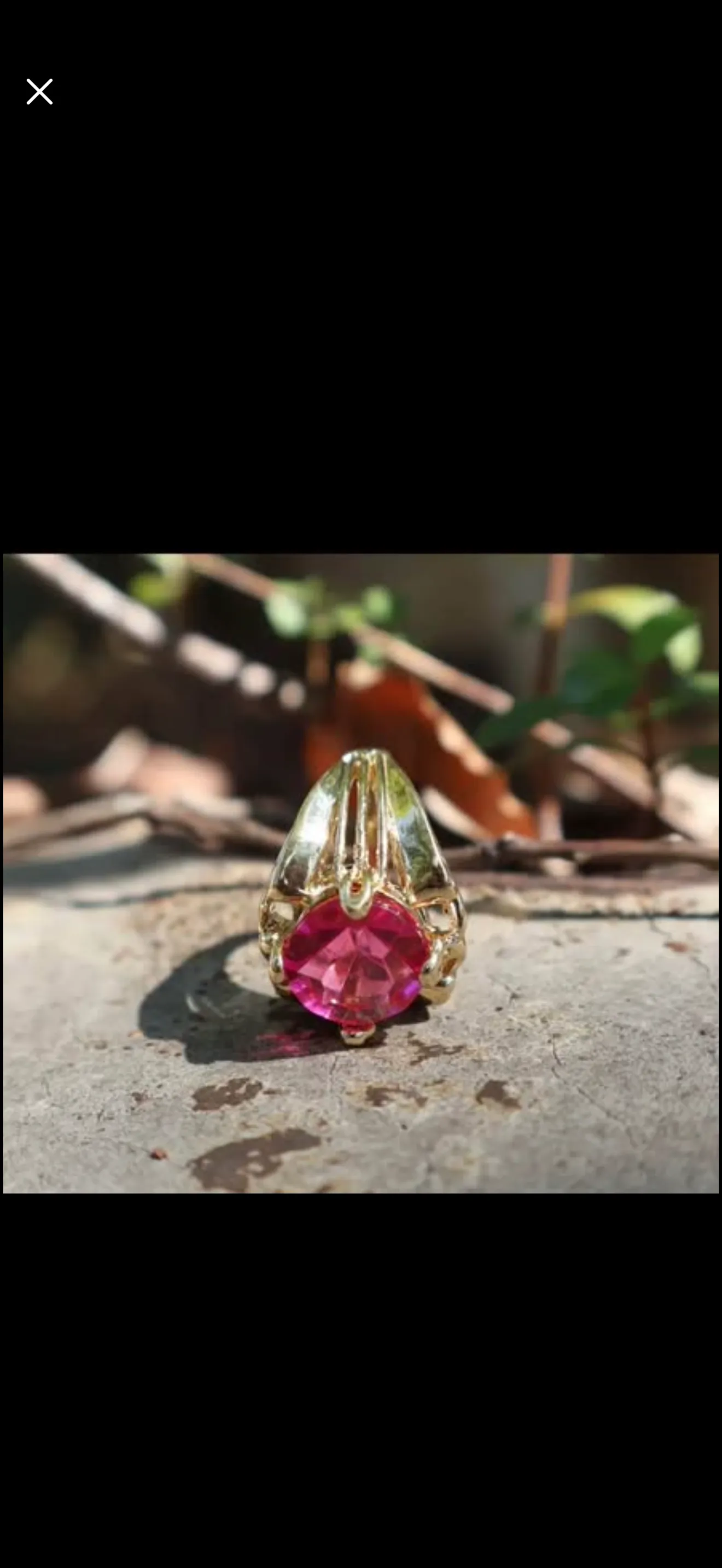 Ladies boho design ring size 10 Carousel 3