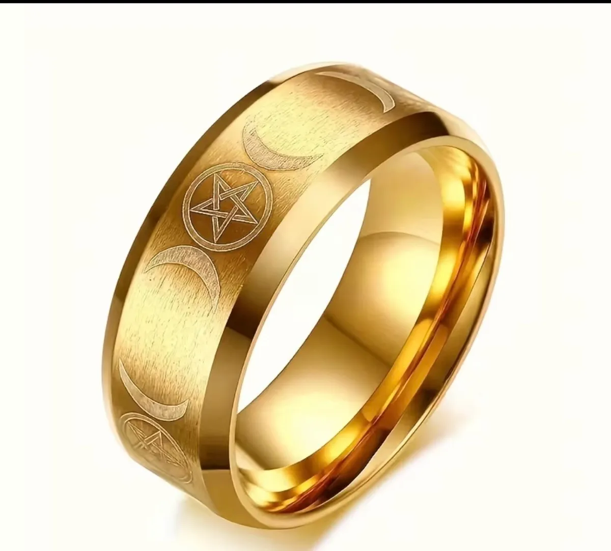 Men’s stainless steel ring size 14