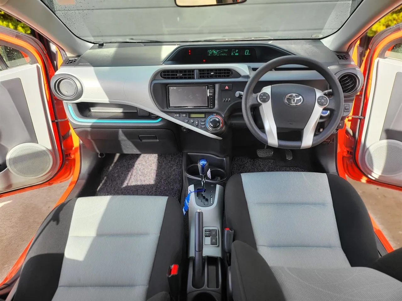 2013 Toyota AQUA HYBRID S IN ORANGE Carousel 7