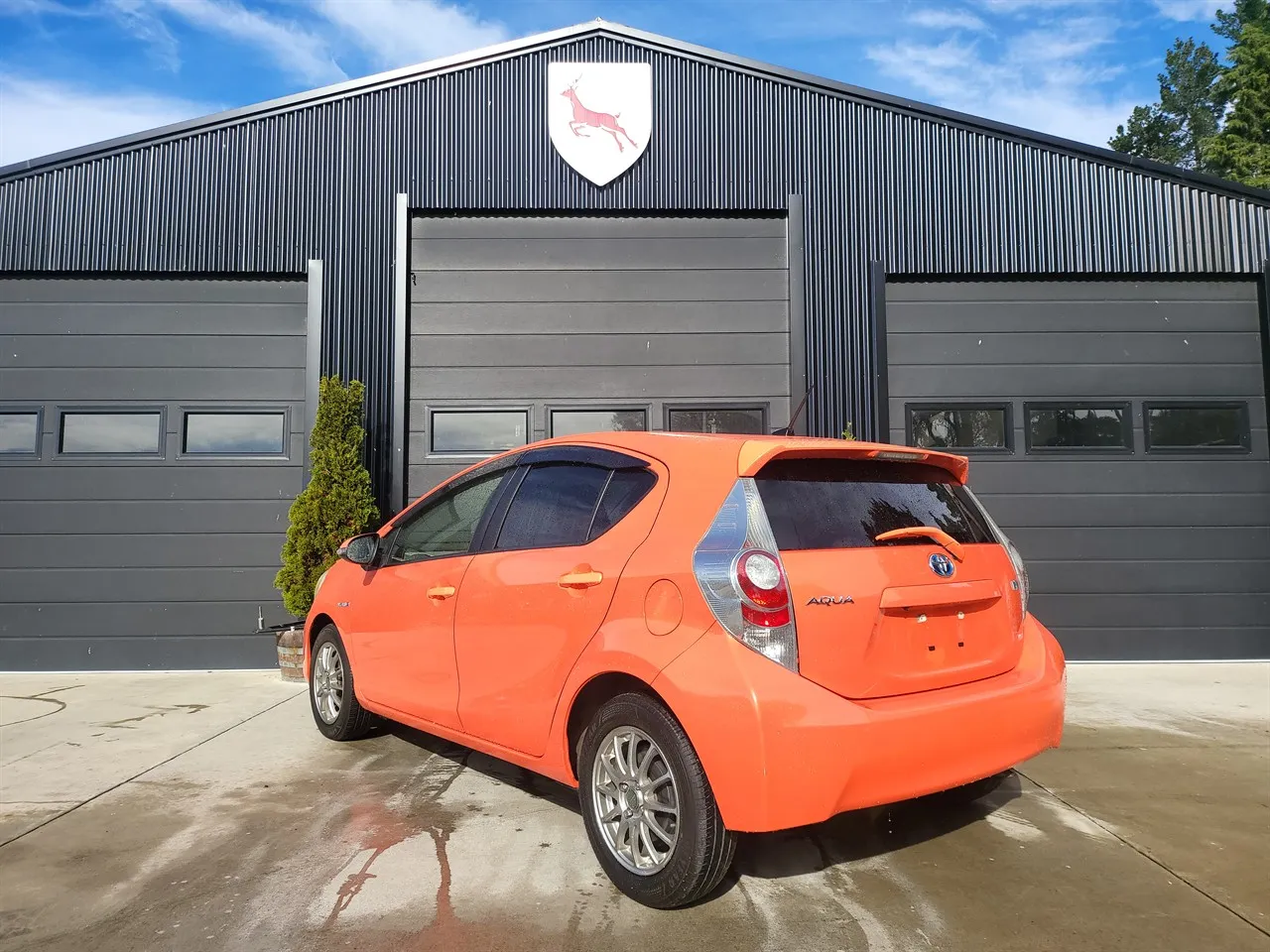2013 Toyota AQUA HYBRID S IN ORANGE Carousel 2