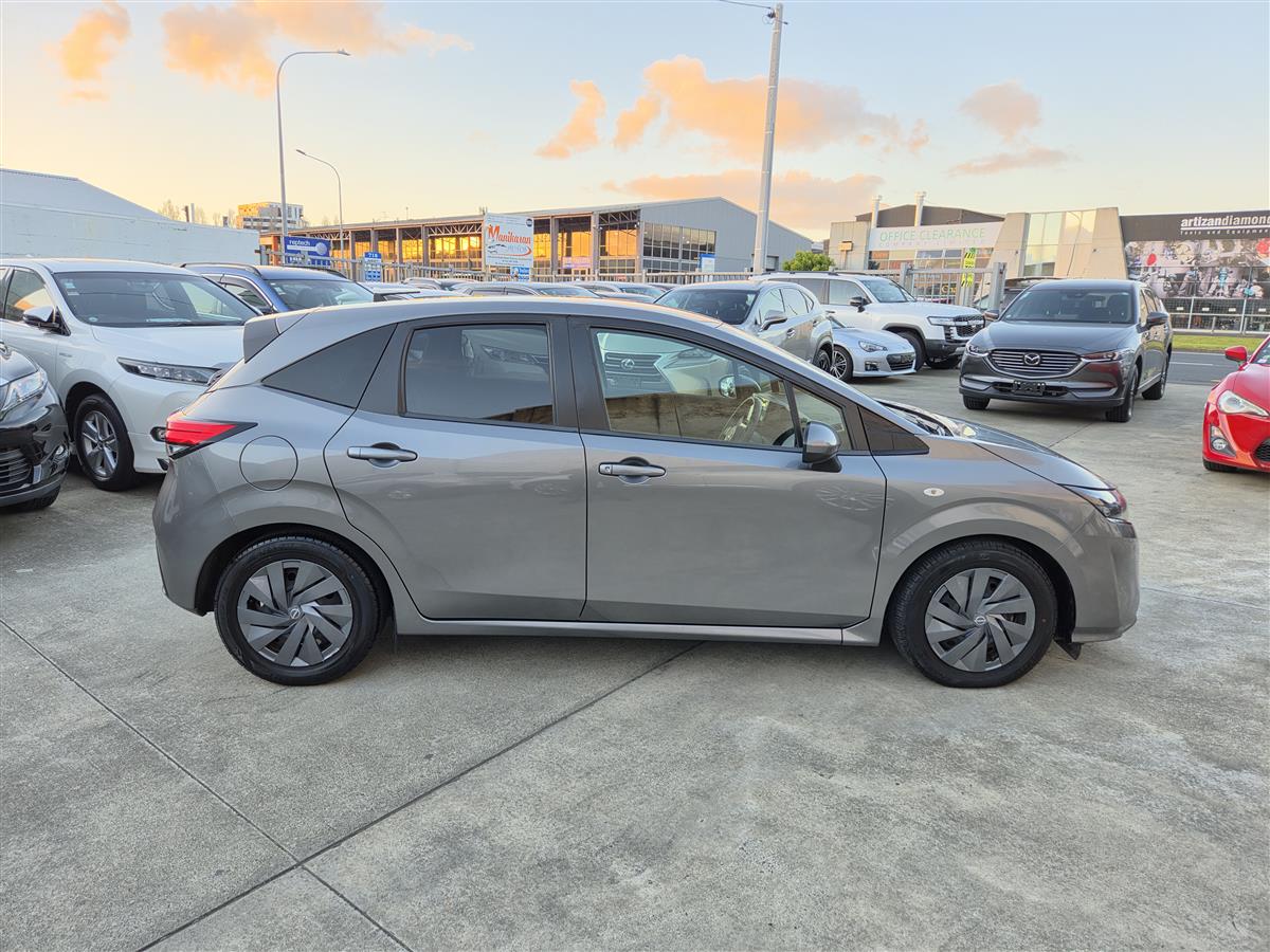 second hand 2021 Nissan Note E-Power Hybrid Lane Assist Rev Camera Low Kms Keyless Finance Available for sale NZ Collage 1