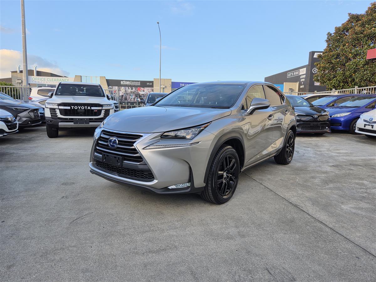 second hand 2015 Lexus NX 300h Hybrid 4WD Leather Radar Cruise Lane Assist Alloys Finance Available for sale NZ