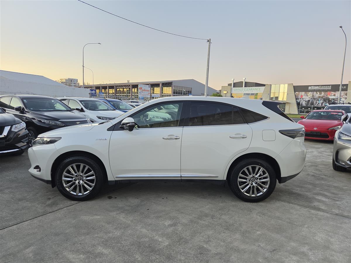 second hand 2015 Toyota Harrier Hybrid 4WD Leather Cruise Lane Assist Power Boot Rev Camera Finance Available for sale NZ Collage 1