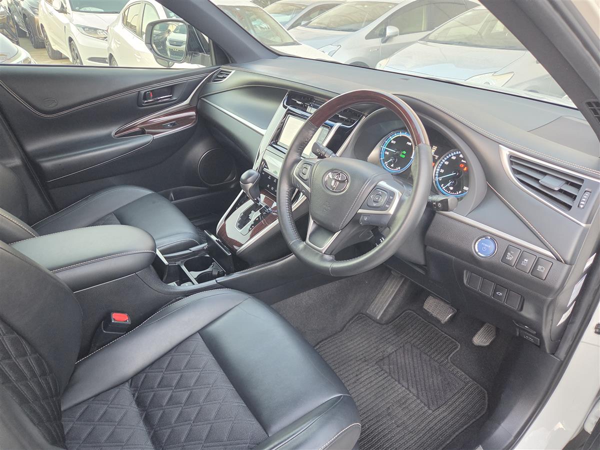 second hand 2015 Toyota Harrier Hybrid 4WD Leather Cruise Lane Assist Power Boot Rev Camera Finance Available for sale NZ Collage 2