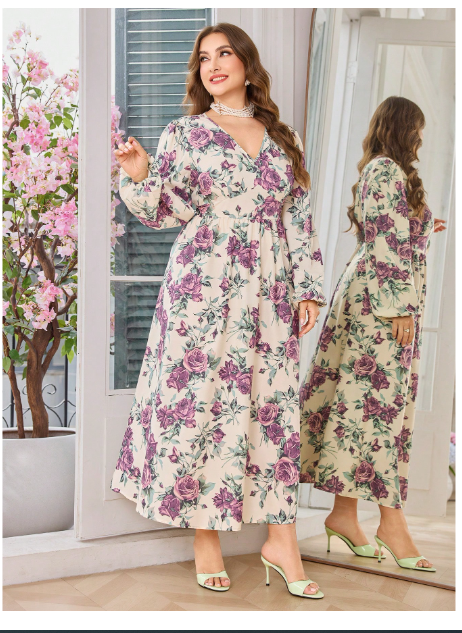 Plus Size Summer Fashion Dress Carousel 2