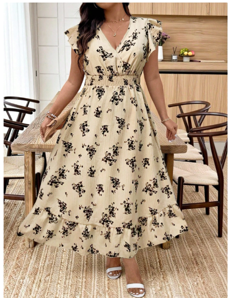 Plus-Size Women's Vacation Casual Summer Dress Carousel 2