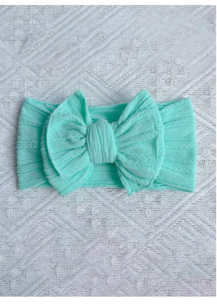 5pcs Cute Bow Headbands, Seamless Nylon Baby Hair Accessories Carousel 5