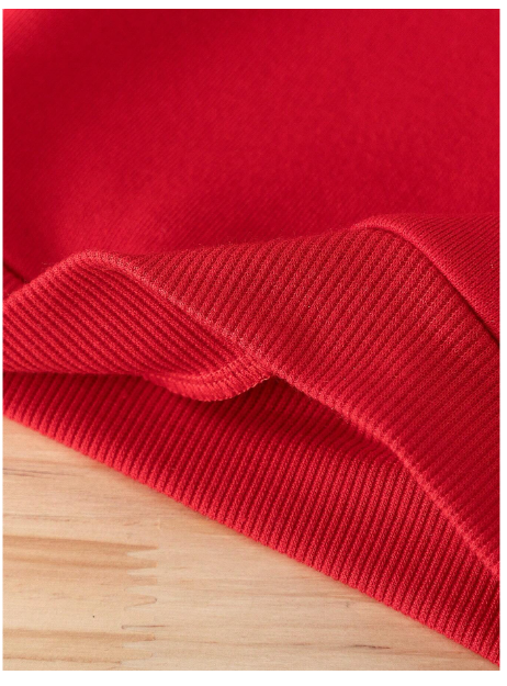 Baby Boy Funny Letter Print Thermal Lined Hooded Sweatshirt And Pants Set Carousel 6