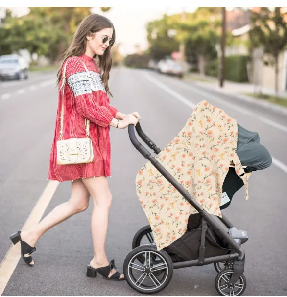 1 Pc Nursing Cover For Breastfeeding, Outdoor Nursing Scarf Carousel 6