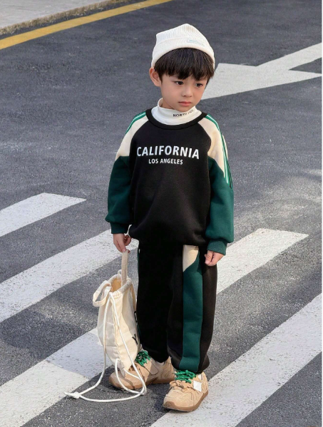 2 Pieces Young Boys Leisure College Comfortable Fashion Simple Practical Japan And South Korea Carousel 6