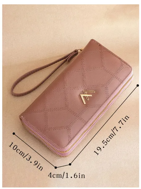  Women's Medium Fashion Wallet Clutch Bag Double Zipper Carousel 3