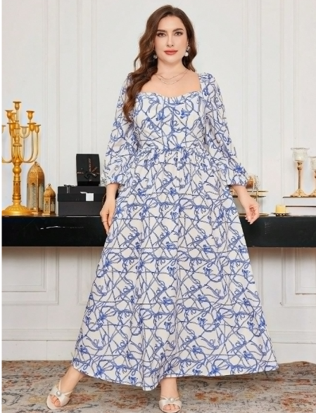 Plus Size Casual Everyday Simple Fashion Dress Carousel 5