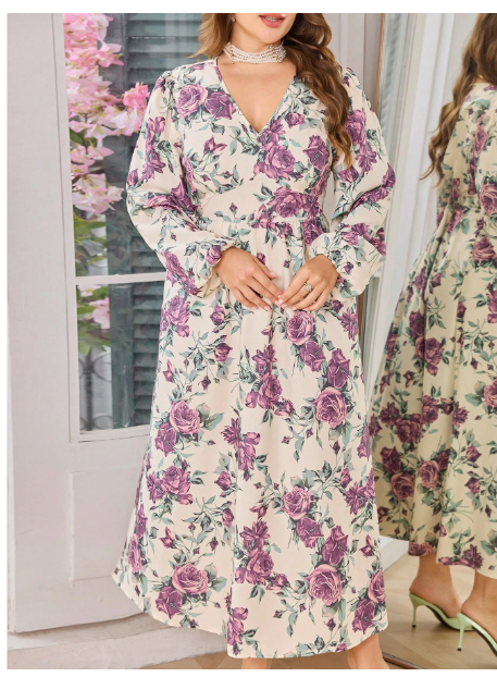 Plus Size Summer Fashion Dress Carousel 4