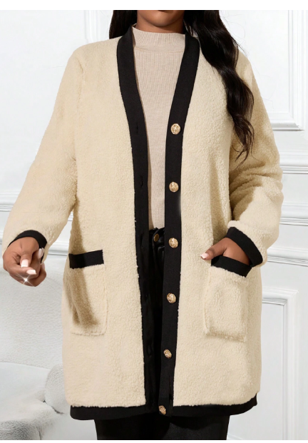 Small Fragrant Style Lamb Wool Coat