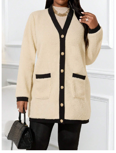 Small Fragrant Style Lamb Wool Coat Carousel 2