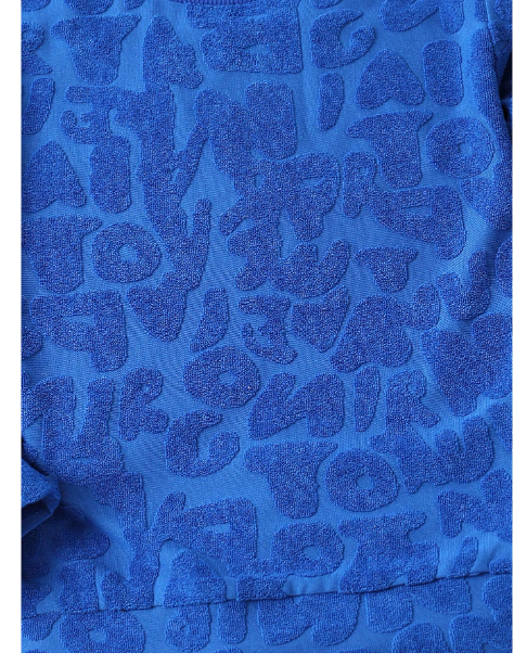 Young Boy Textured Sweatshirt & Sweatpants & Hat Carousel 3