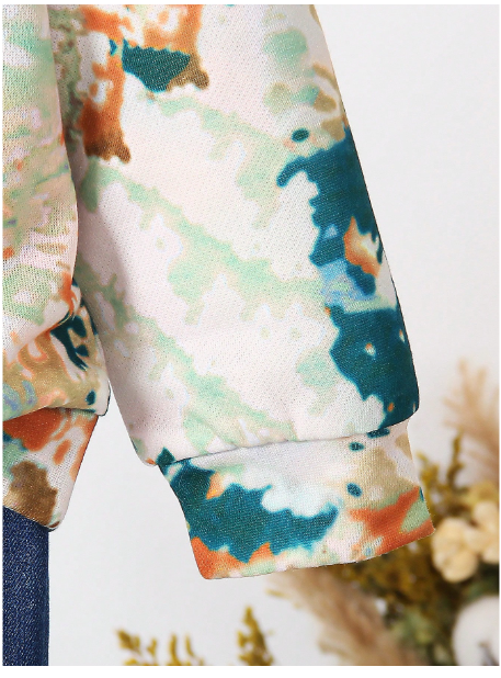 Young Boy Tie Dye Sweatshirt & Jeans Carousel 5