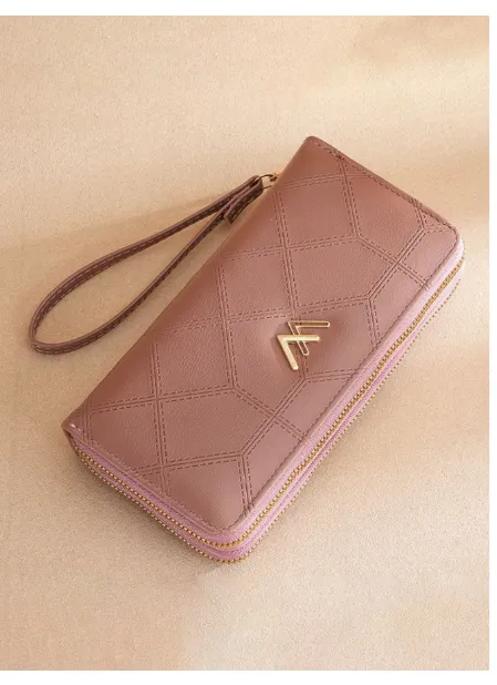  Women's Medium Fashion Wallet Clutch Bag Double Zipper Carousel 1