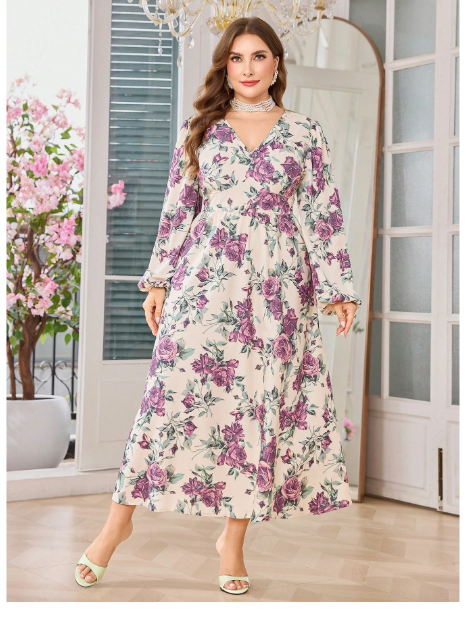 Plus Size Summer Fashion Dress Carousel 3