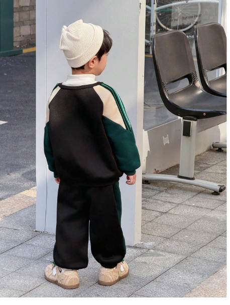 2 Pieces Young Boys Leisure College Comfortable Fashion Simple Practical Japan And South Korea Carousel 3