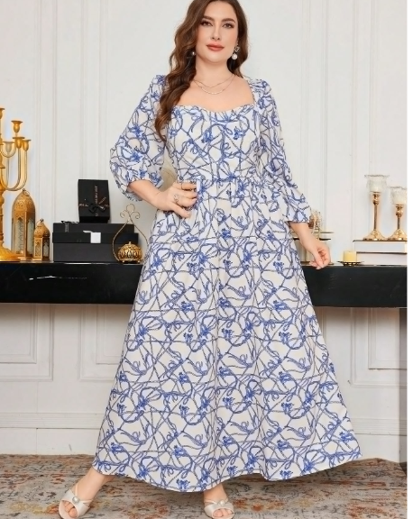 Plus Size Casual Everyday Simple Fashion Dress Carousel 4
