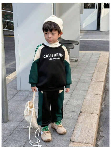 2 Pieces Young Boys Leisure College Comfortable Fashion Simple Practical Japan And South Korea Carousel 7