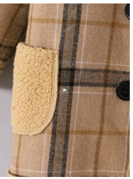 Baby Boy Carnival Plaid Pattern Warm Fleece Hooded Long Sleeve Jacket Carousel 5