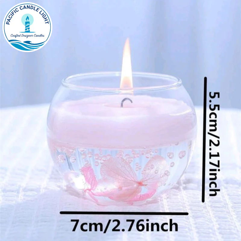 Floating Flower scented Candle