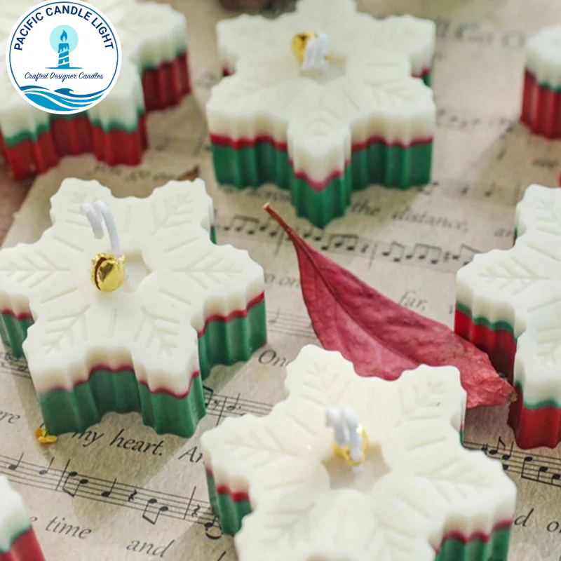 Snow flake candle Carousel 1