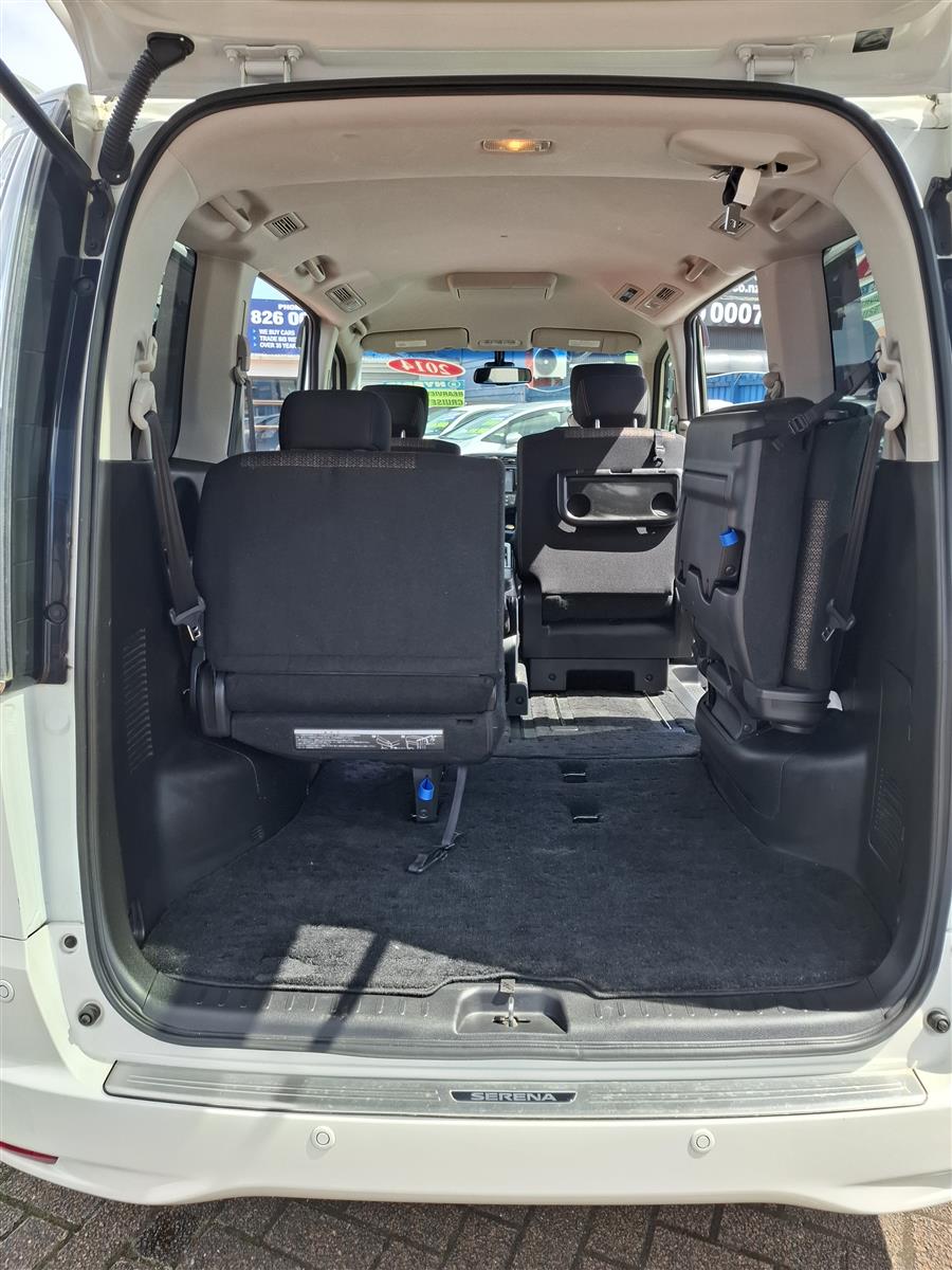 2014 Nissan Serena HYBRID CRUISE CONTROL  360 CAM  EMERGENCY BREAKING  PRE-CRASH SENSOR  LANE ASSIST  AUTO STOP  2 POWER SLIDING DOORS  PARKING SENSORS  ECO MODE  FACTORY ALLOYS Carousel 6