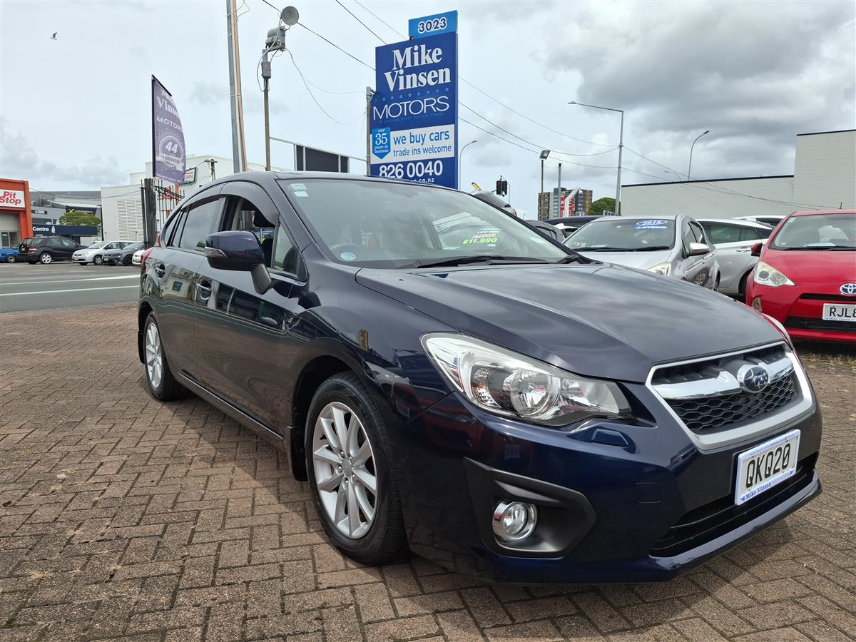 2013 Subaru Impreza AWD EYESIGHT MODEL PUSH START ADAPTIVE CRUISE CONTROL  LANE ASSIST  PRE CRASH WARNING  BLUETOOTH AUDIO  REVERSE CAMERA  FACTORY ALLOYS  AUTO STOP