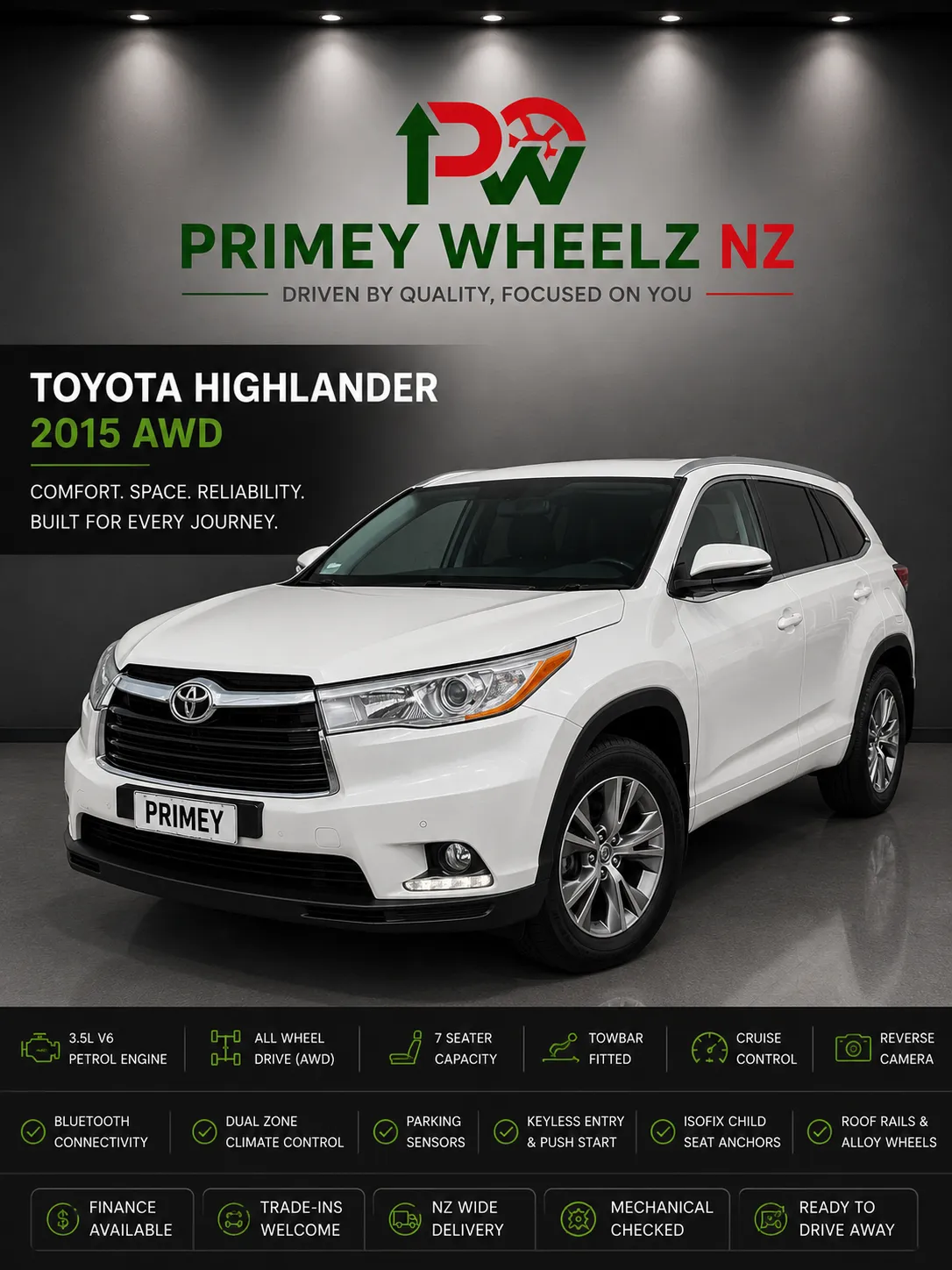 TOYOTA HIGHLANDER GXL AWD