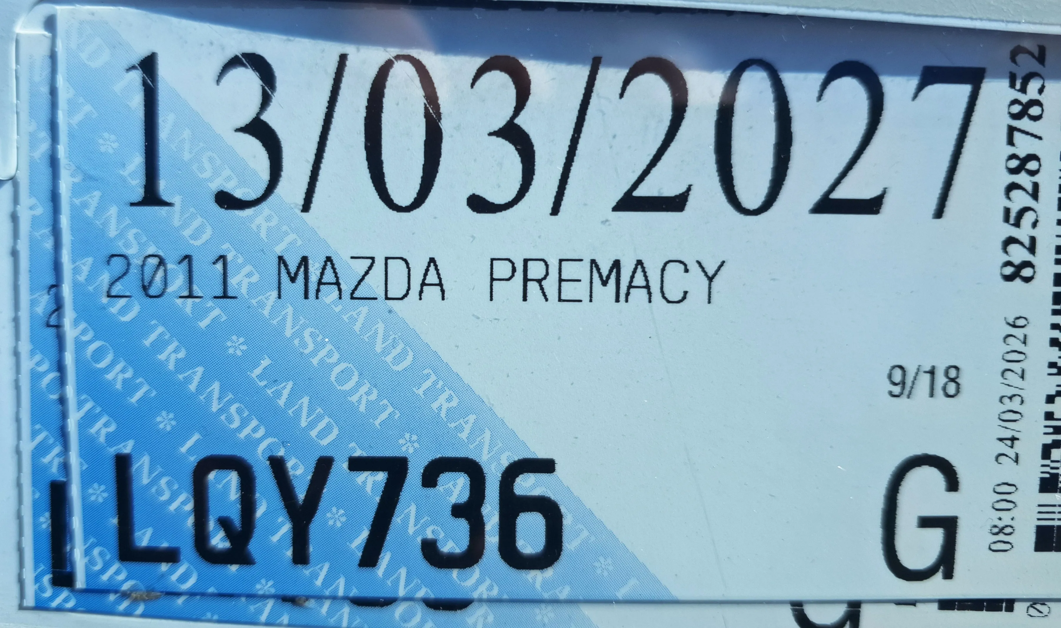 2011 Mazda Premacy 2tr 7 Seater Carousel 9
