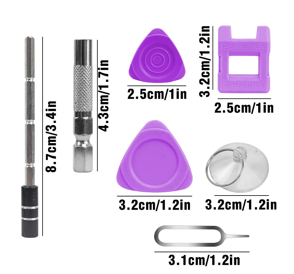 115-in-1 Precision Screwdriver Set | 98 Magnetic Bits | Phone, Laptop & Electronics Repair Kit Carousel 15