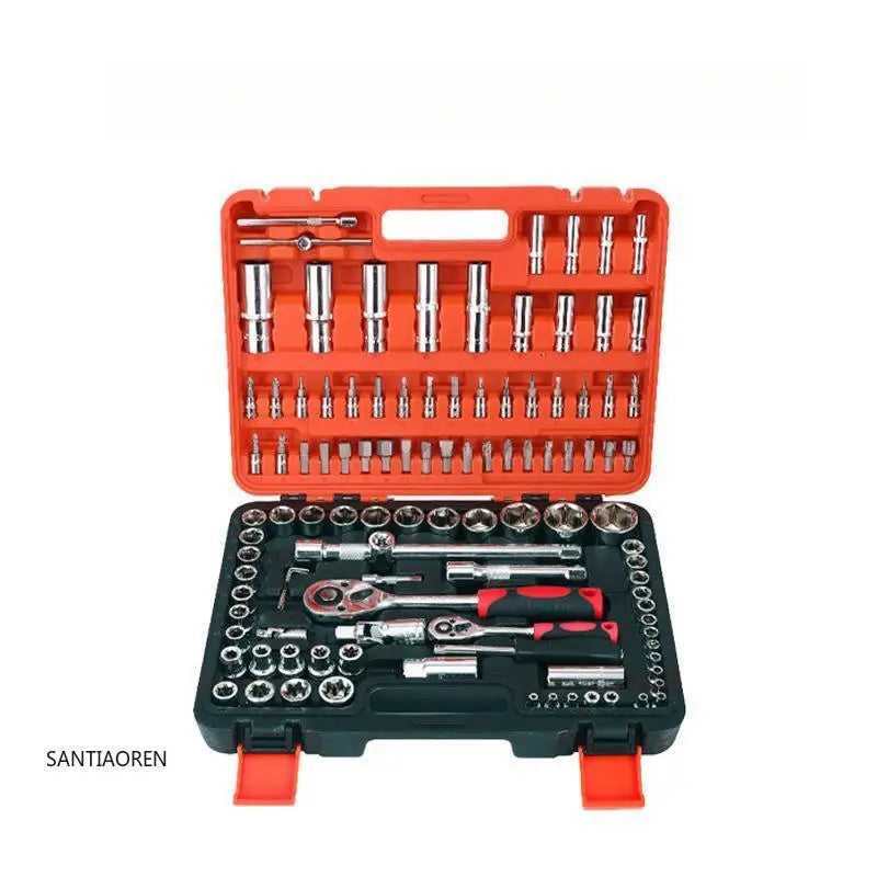Professional 108-Piece Tool Set – Chrome Vanadium, Metric & Imperial, Storage Case Included