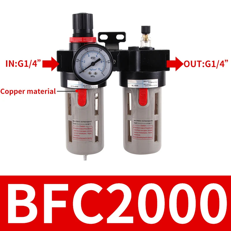 Pneumatic Filter Regulator Lubricator Combo | AFC/BFC 2000–4000 Series Carousel 14