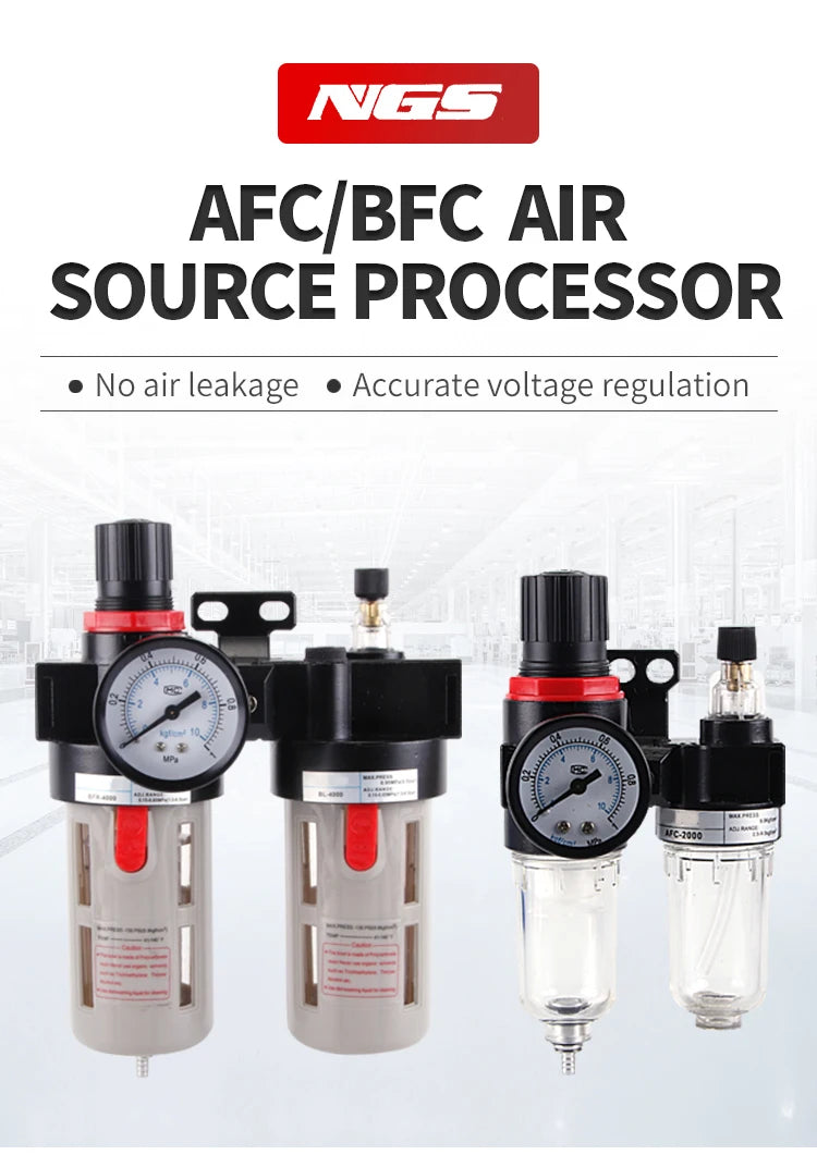 Pneumatic Filter Regulator Lubricator Combo | AFC/BFC 2000–4000 Series Carousel 6